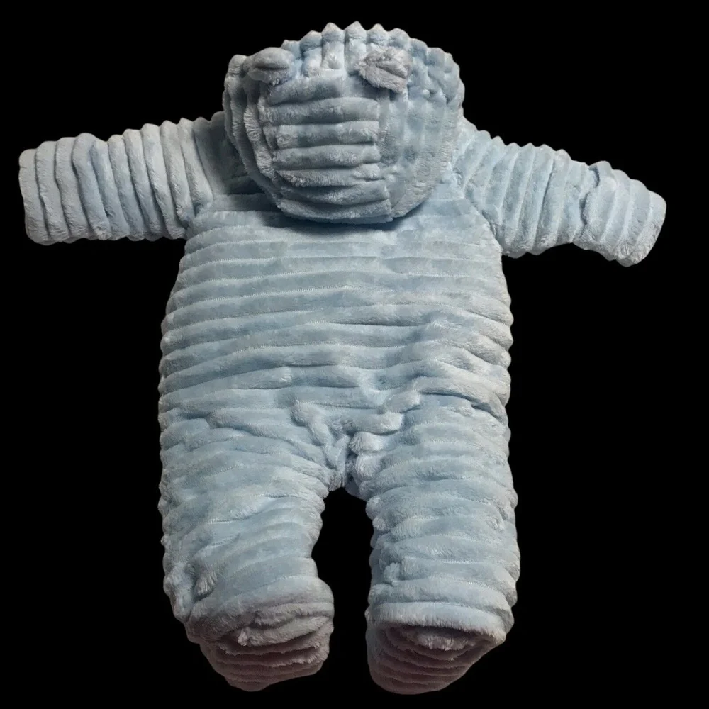 Wonder Nation‎ Cute & Cozy 1 Pc Baby Boys Snowsuit Plush Bunting Pram Blue 3-6M